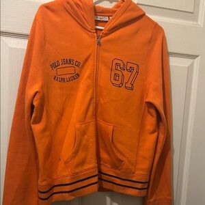 Polo by Ralph Lauren Kids Orange Hoodie with Graphics